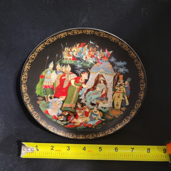 Vintage Lukomorya Russian Legends Bradford Exchange 1989 Plate # 60-V25-1.3 - Picture 3 of 6